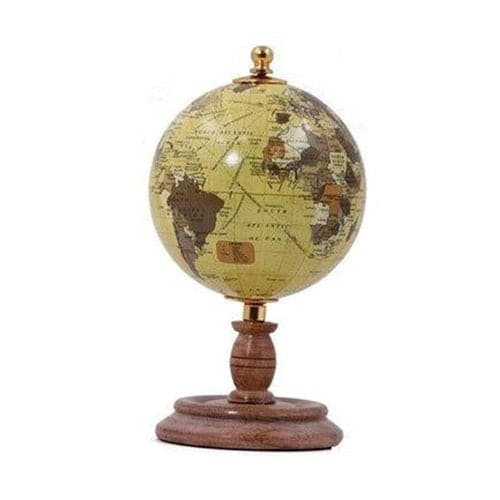 Vintage Globus (Amerikansk Stil)