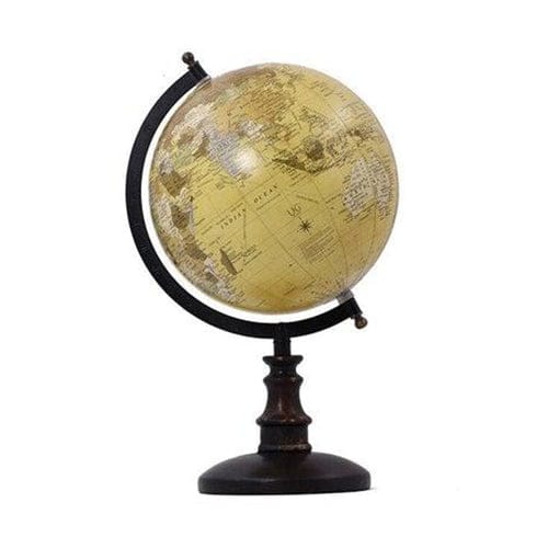 Vintage Globus (Sort Støtte)