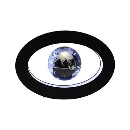 Magnetisk Globus - Oval Støtte (Sort Sfære)