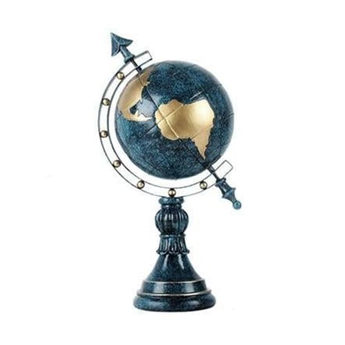 Globus Blå Statuette (40Cm)